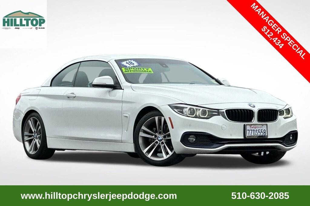 Used 2018 BMW 4 Series 430i Convertible