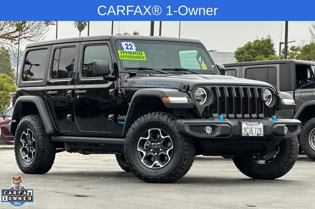 Used 2022 Jeep Wrangler Unlimited Rubicon 4xe SUV
