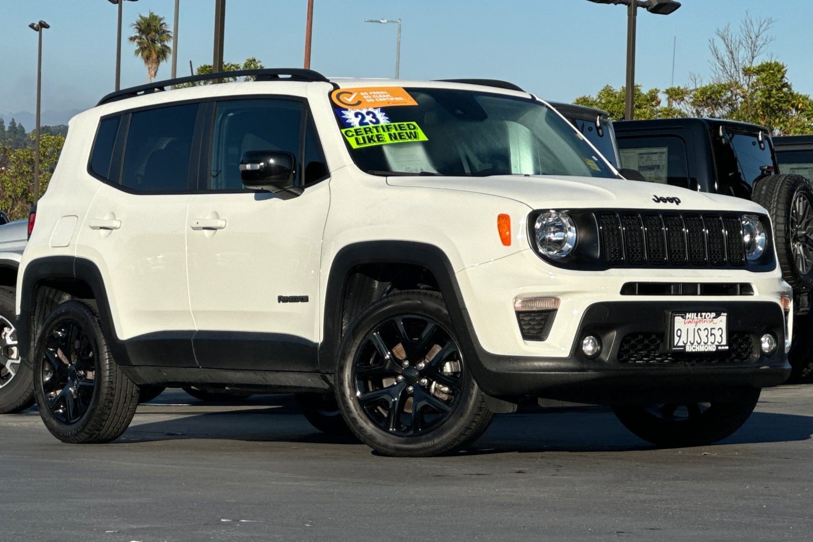 Used 2023 Jeep Renegade Altitude with VIN ZACNJDE18PPP14990 for sale in Richmond, CA