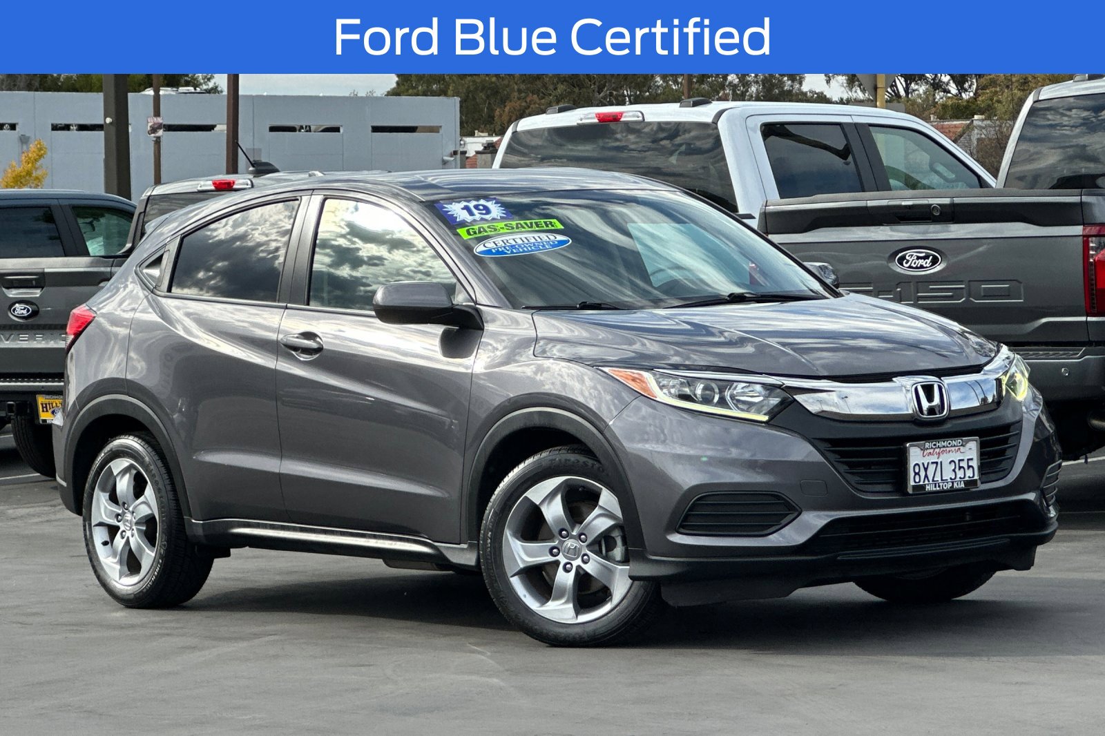 Certified 2019 Honda HR-V LX with VIN 3CZRU5H36KG716286 for sale in Richmond, CA