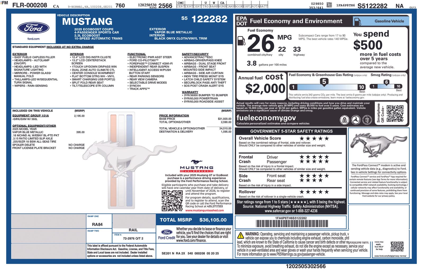 2025 Ford Mustang EcoBoost Fastback - Photo 10