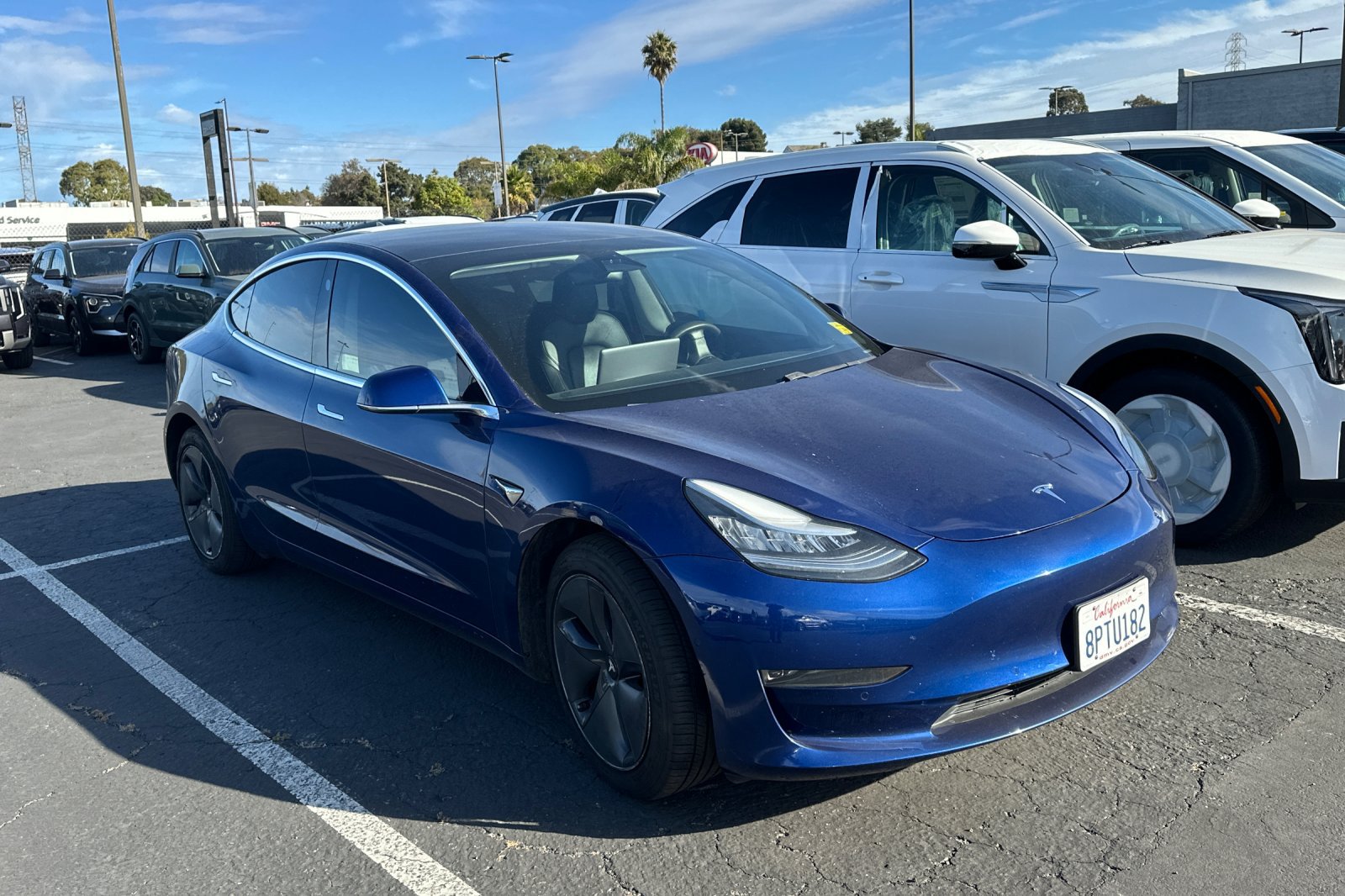 Used 2020 Tesla Model 3 Base with VIN 5YJ3E1EA6LF705252 for sale in Richmond, CA