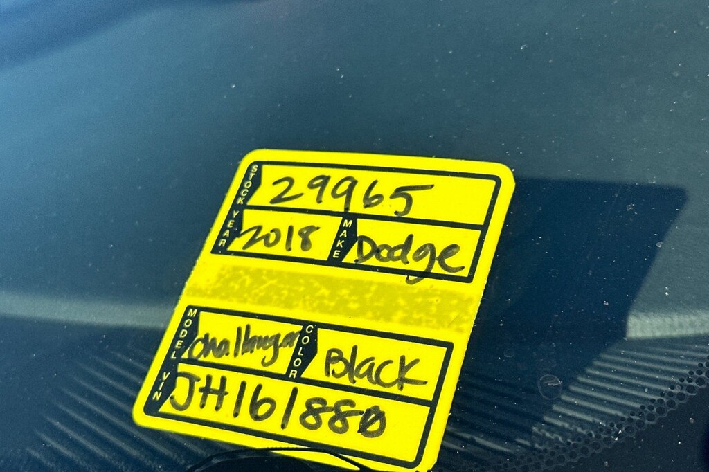 Certified 2018 Dodge Challenger SXT Coupe