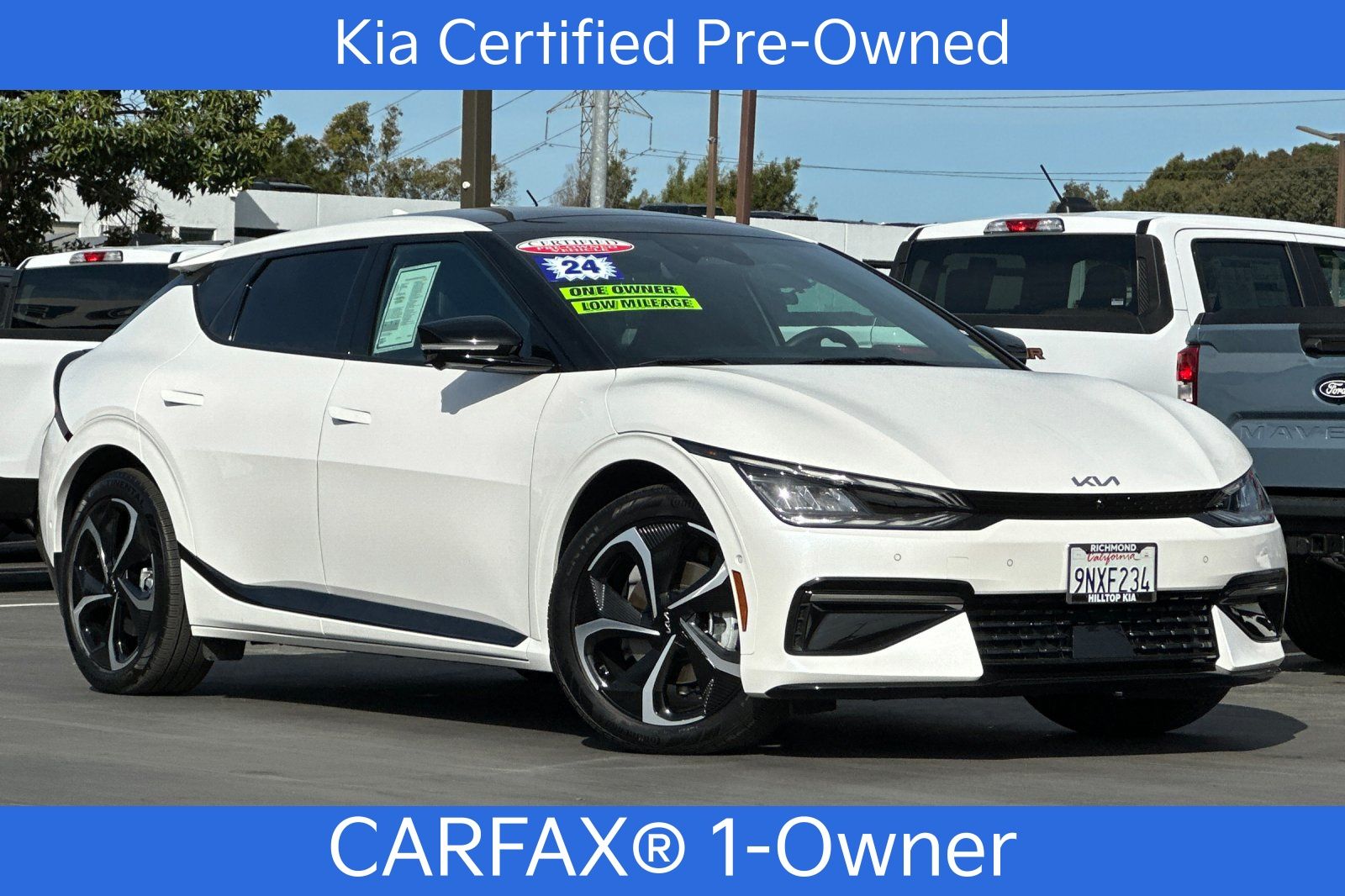Certified 2024 Kia EV6 GT-Line with VIN KNDC4DLC9R5206657 for sale in Richmond, CA