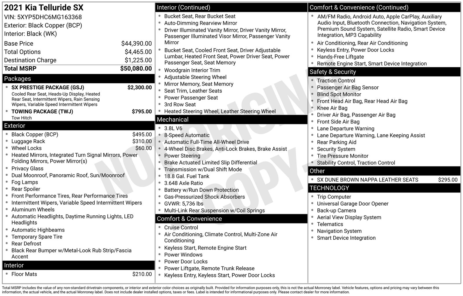 2021 Kia Telluride SX photo 6