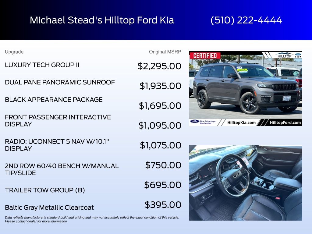 2022 Jeep Grand Cherokee L Limited photo 5