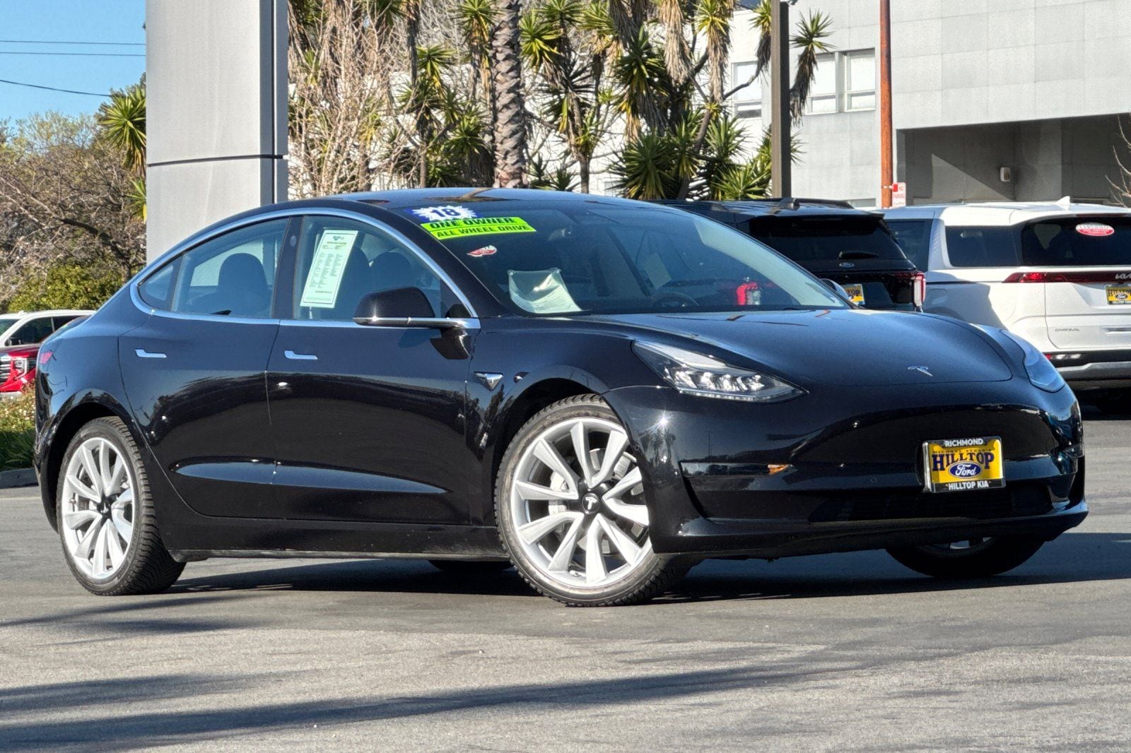 Used 2018 Tesla Model 3 Long Range Dual Motor with VIN 5YJ3E1EB1JF071418 for sale in Richmond, CA