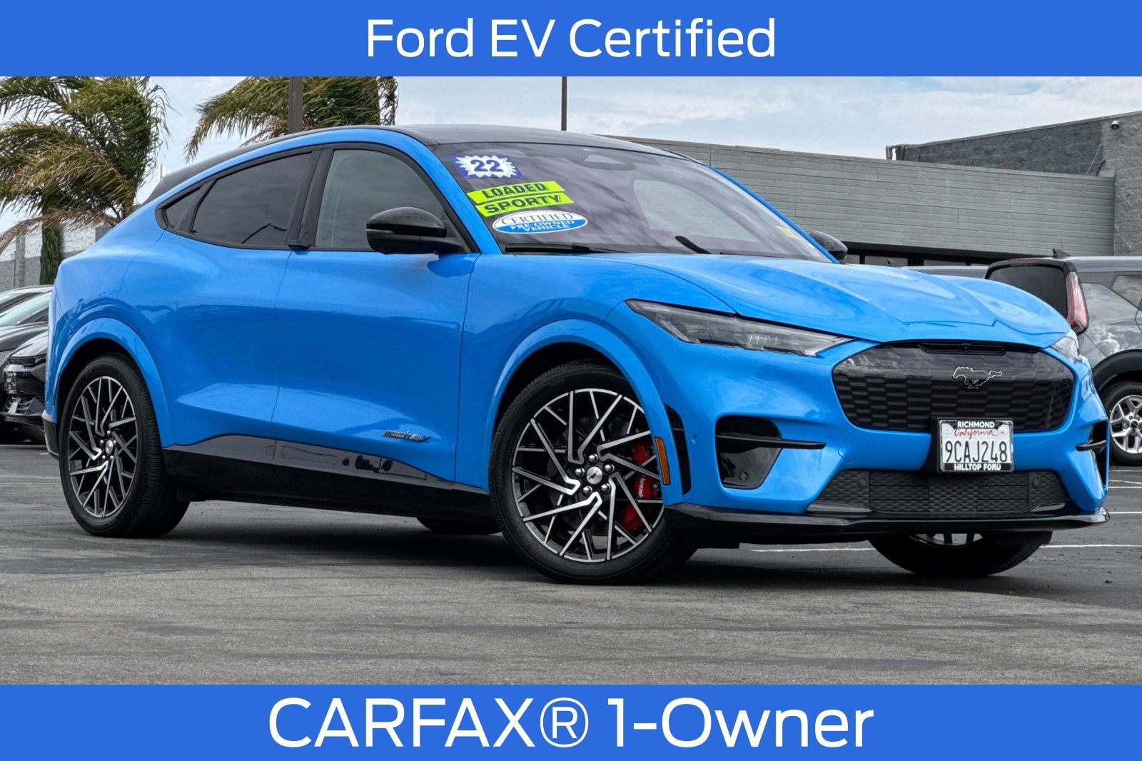 Certified 2022 Ford Mustang Mach-E GT AWD with VIN 3FMTK4SX2NMA24907 for sale in Richmond, CA