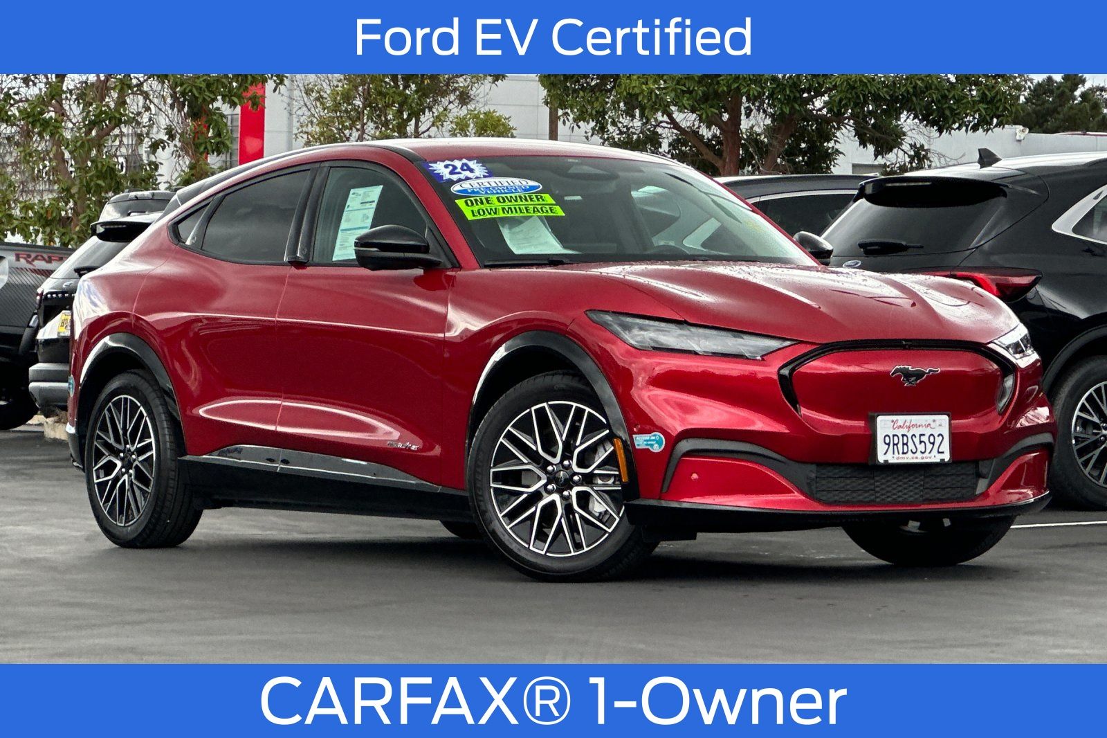 Certified 2024 Ford Mustang Mach-E Premium RWD with VIN 3FMTK3R45RMA44306 for sale in Richmond, CA