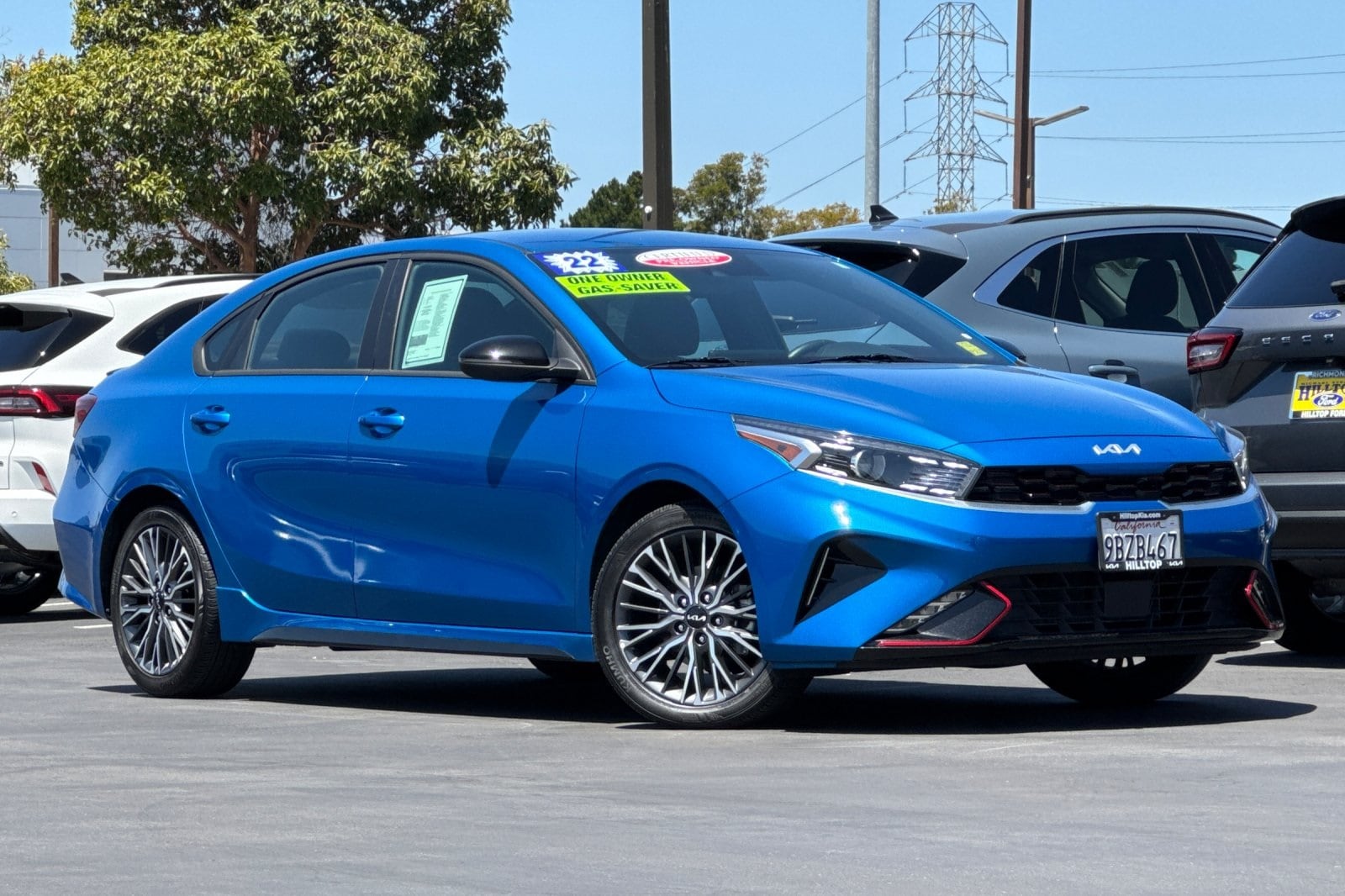 Certified 2022 Kia FORTE GT-Line with VIN 3KPF54AD2NE497331 for sale in Richmond, CA