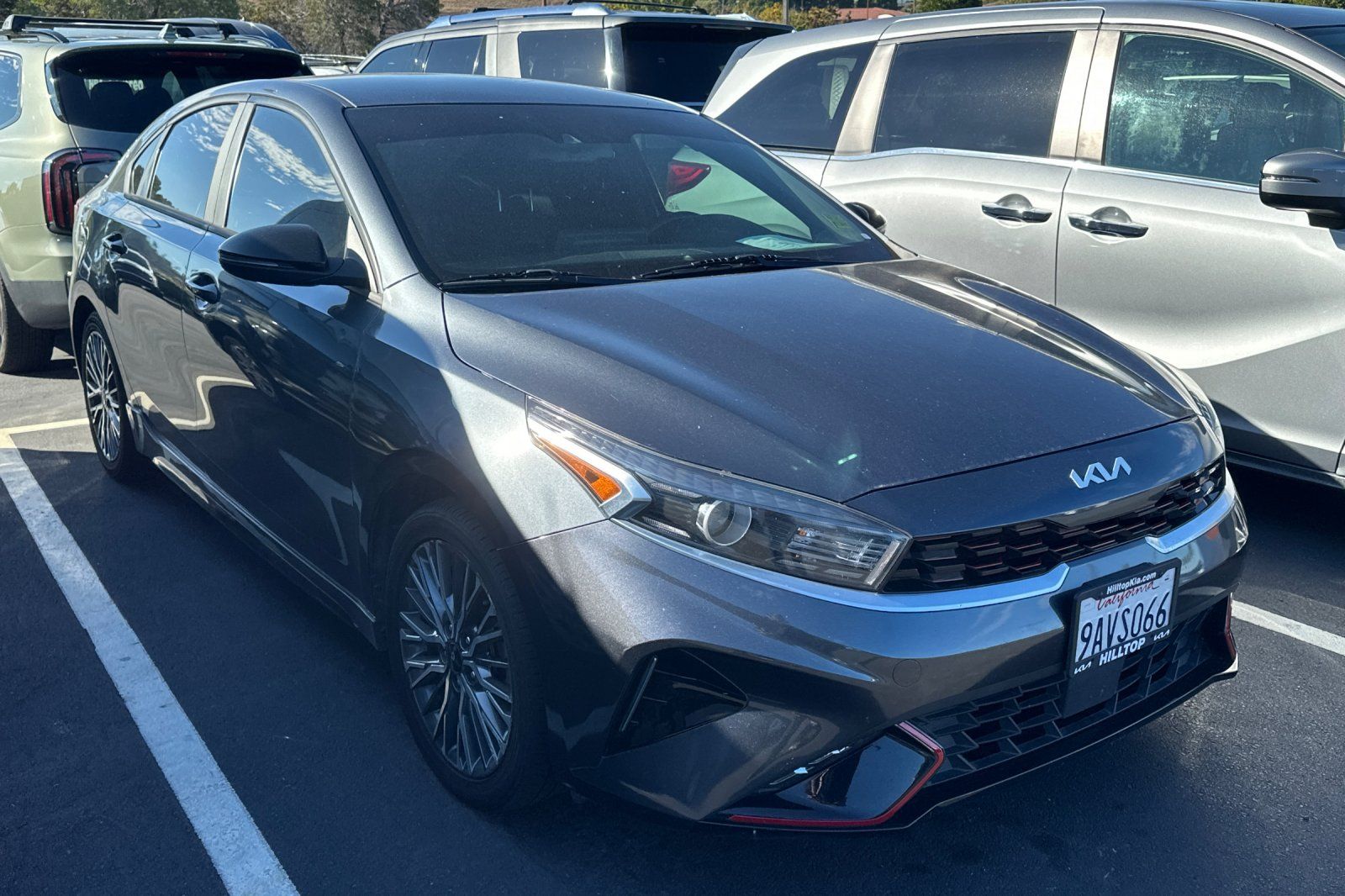 Certified 2022 Kia FORTE GT-Line with VIN 3KPF54AD5NE473587 for sale in Richmond, CA
