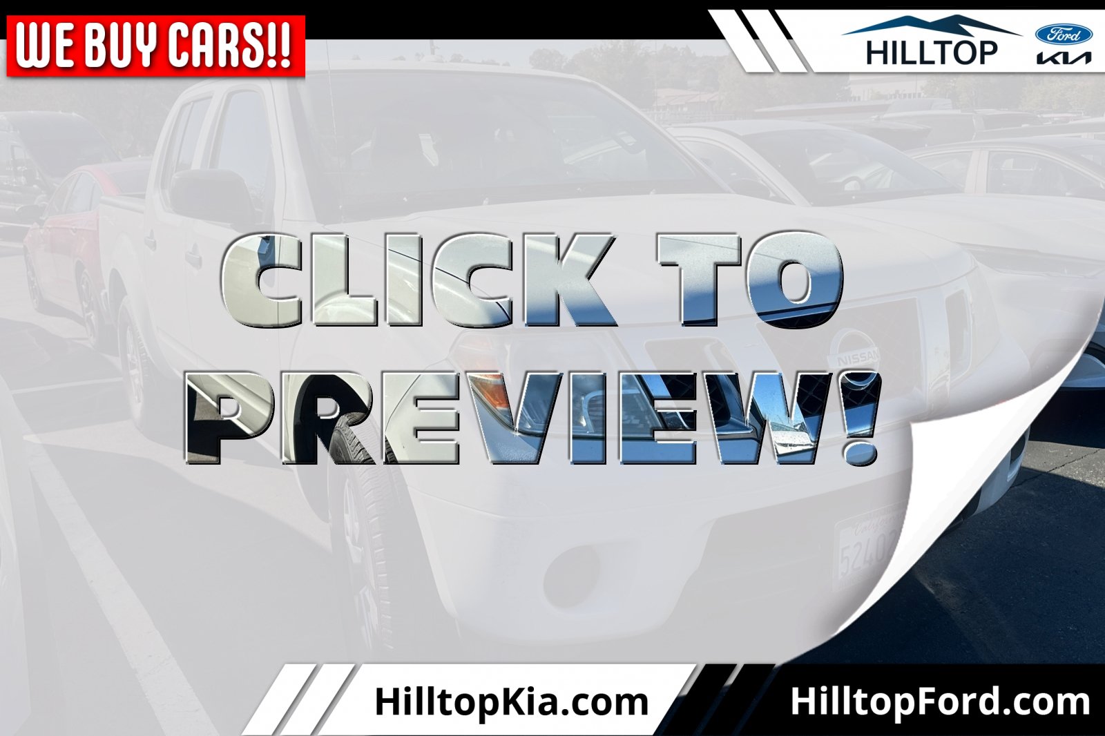 Used 2014 Nissan Frontier SV with VIN 1N6AD0ER2EN733934 for sale in Richmond, CA