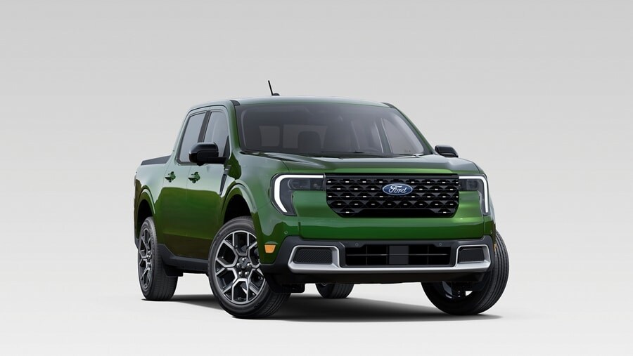 An animation showing several different configurations of the FLEXBED® Storage System on a Ford Maverick® pickup