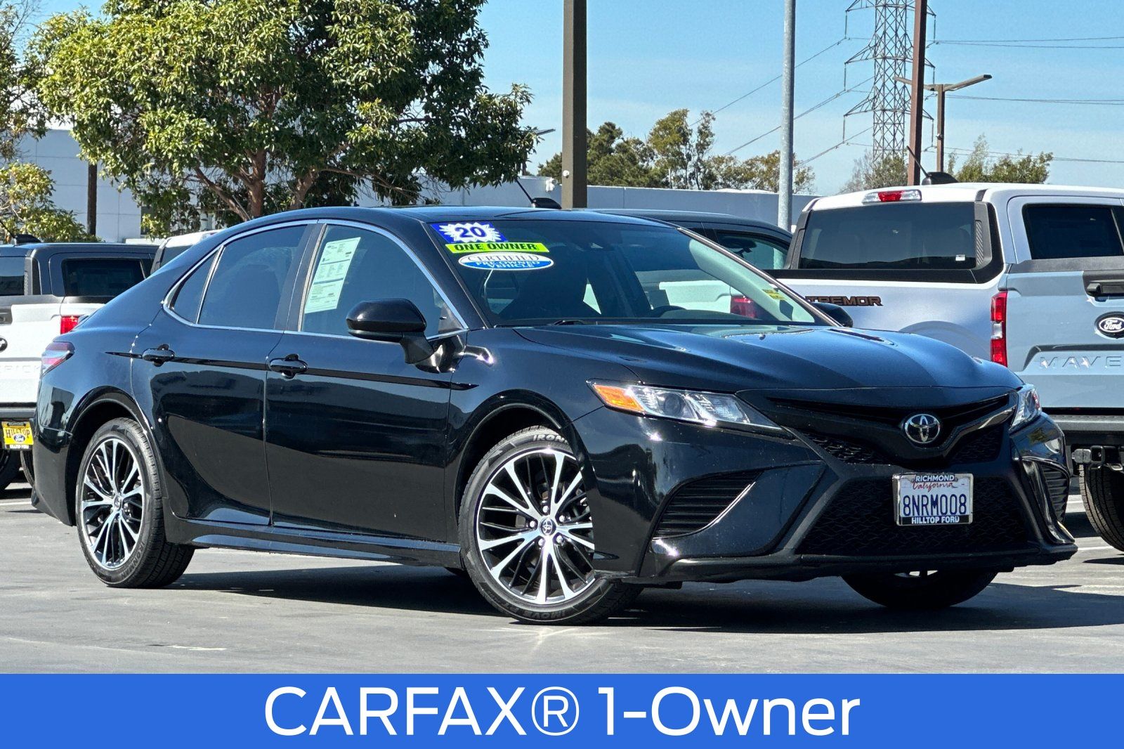 Certified 2020 Toyota Camry SE with VIN 4T1G11AK9LU866306 for sale in Richmond, CA