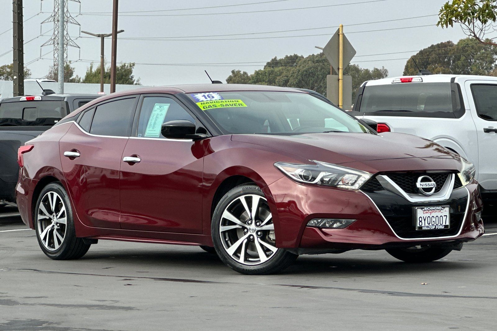 Used 2016 Nissan Maxima S with VIN 1N4AA6AP9GC390871 for sale in Richmond, CA