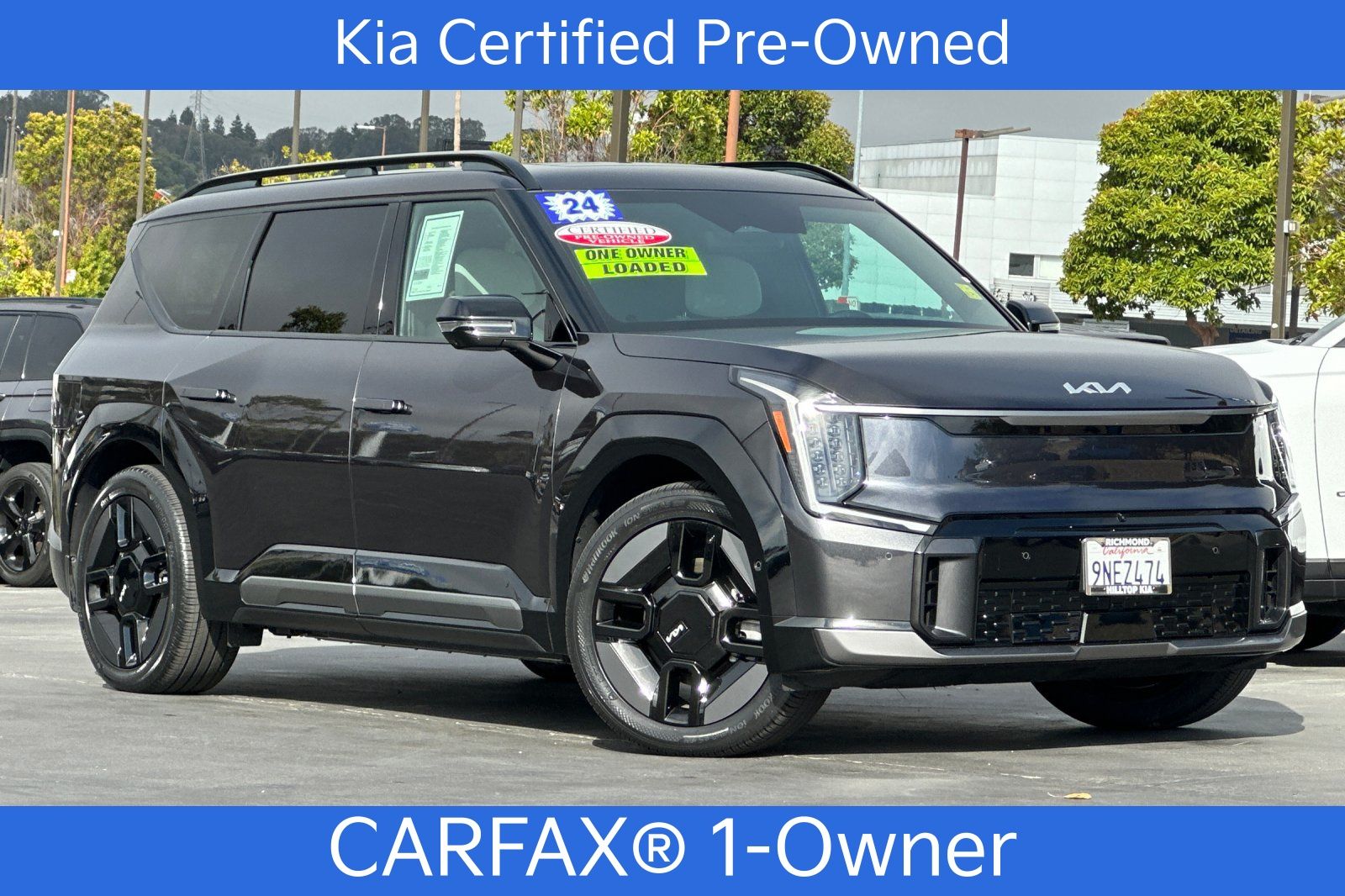 Certified 2024 Kia EV9 GT-Line with VIN KNDAEFS58R6021593 for sale in Richmond, CA