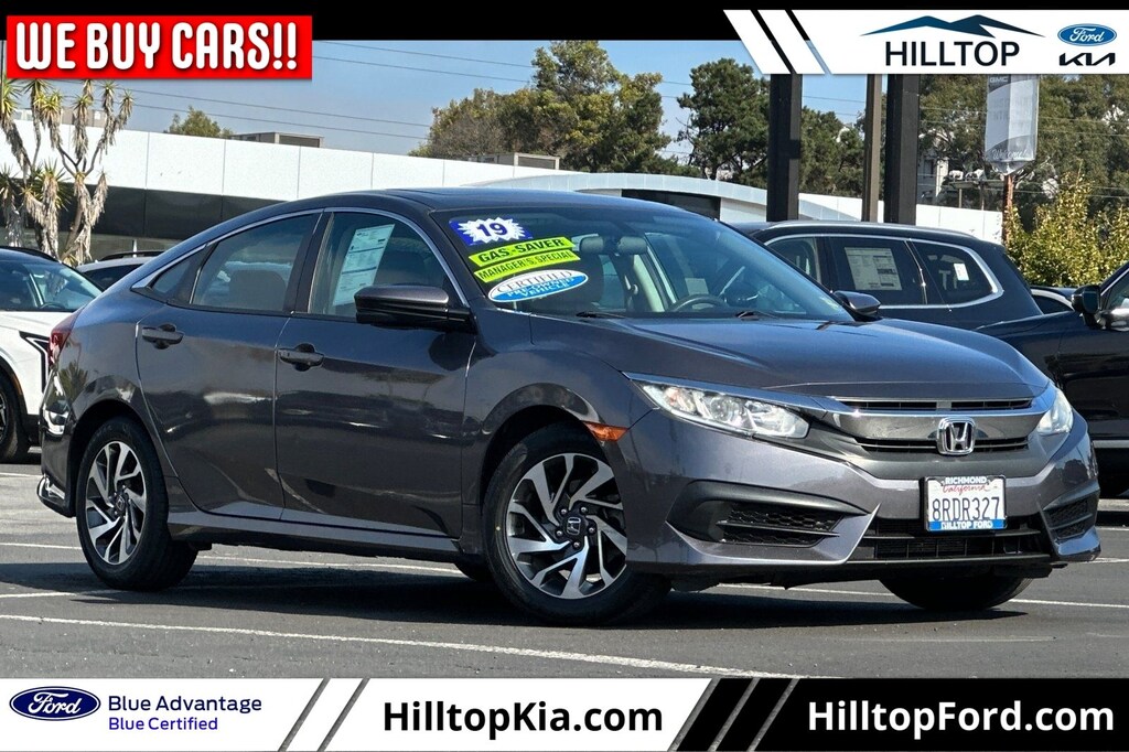 Certified 2018 Honda Civic EX Sedan