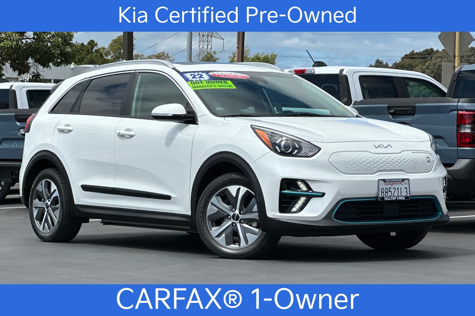 Certified 2022 Kia Niro EX Premium with VIN KNDCE3LG6N5134921 for sale in Richmond, CA