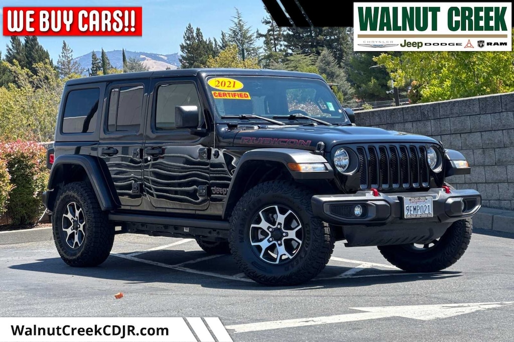 Certified 2021 Jeep Wrangler Unlimited Rubicon SUV