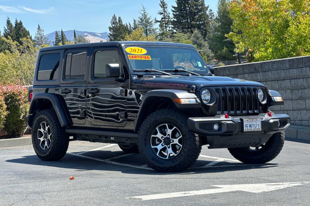 Certified 2021 Jeep Wrangler Unlimited Rubicon SUV