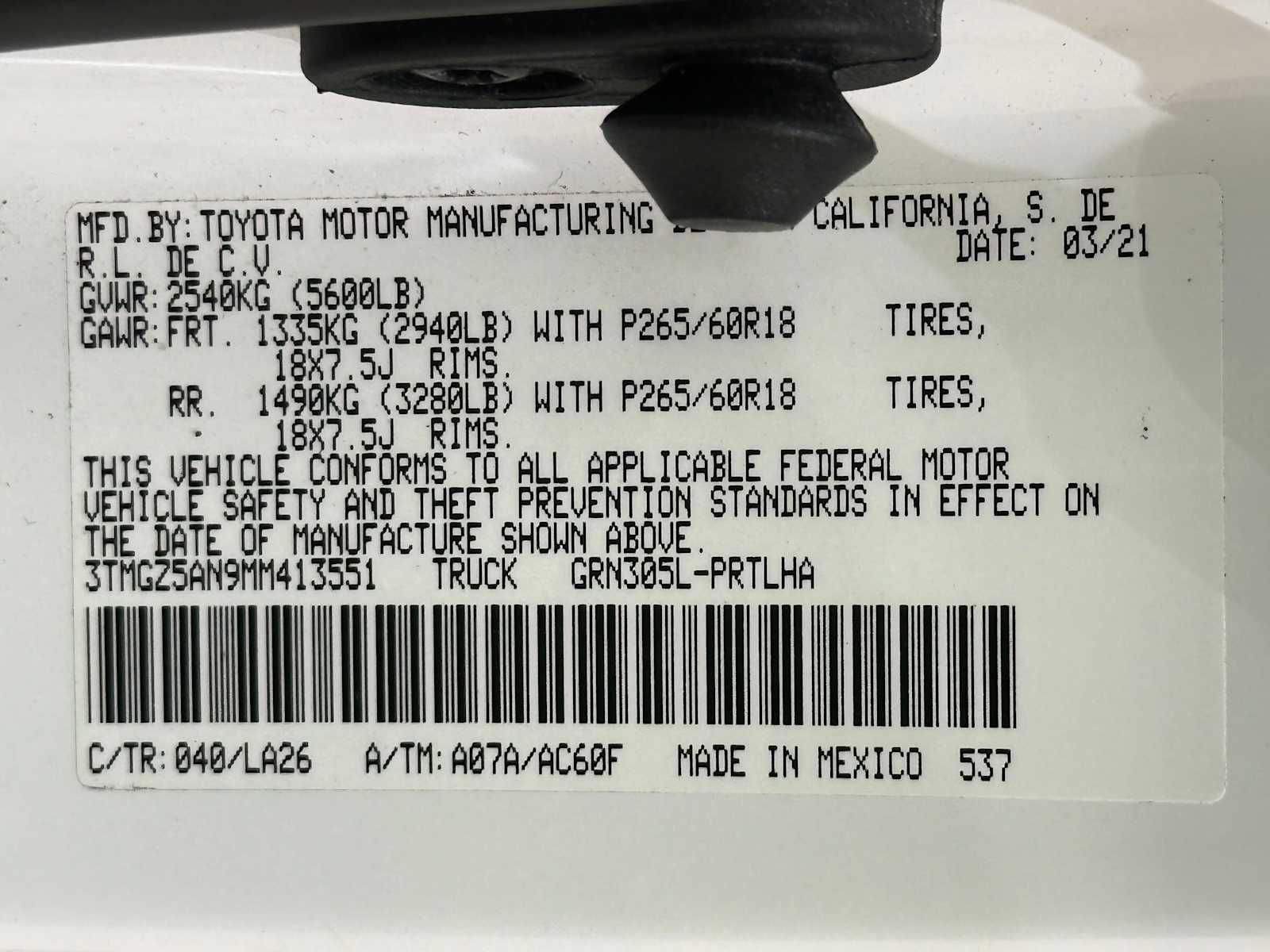 Thumbnail: 2021 Toyota Tacoma - 32