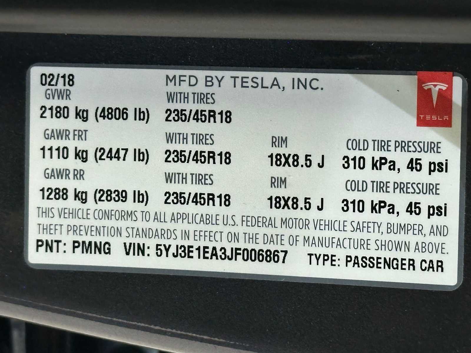 Thumbnail: 2018 Tesla Model 3 - 35