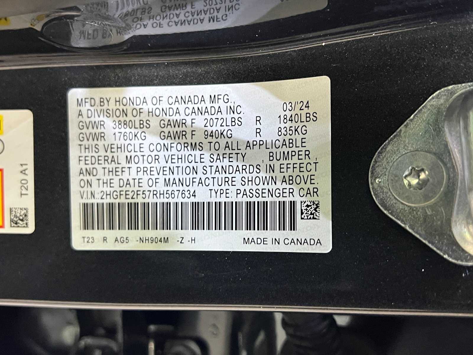 Thumbnail: 2024 Honda Civic - 27