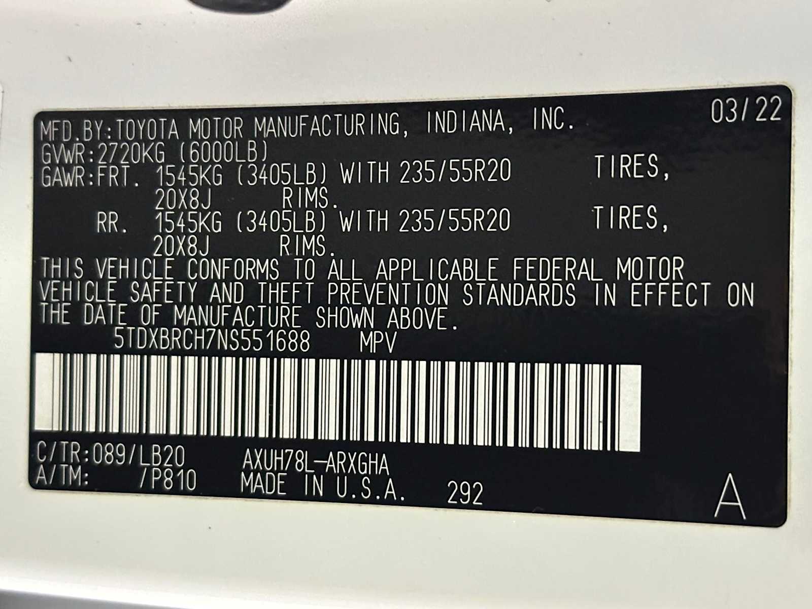 Thumbnail: 2022 Toyota Highlander - 32