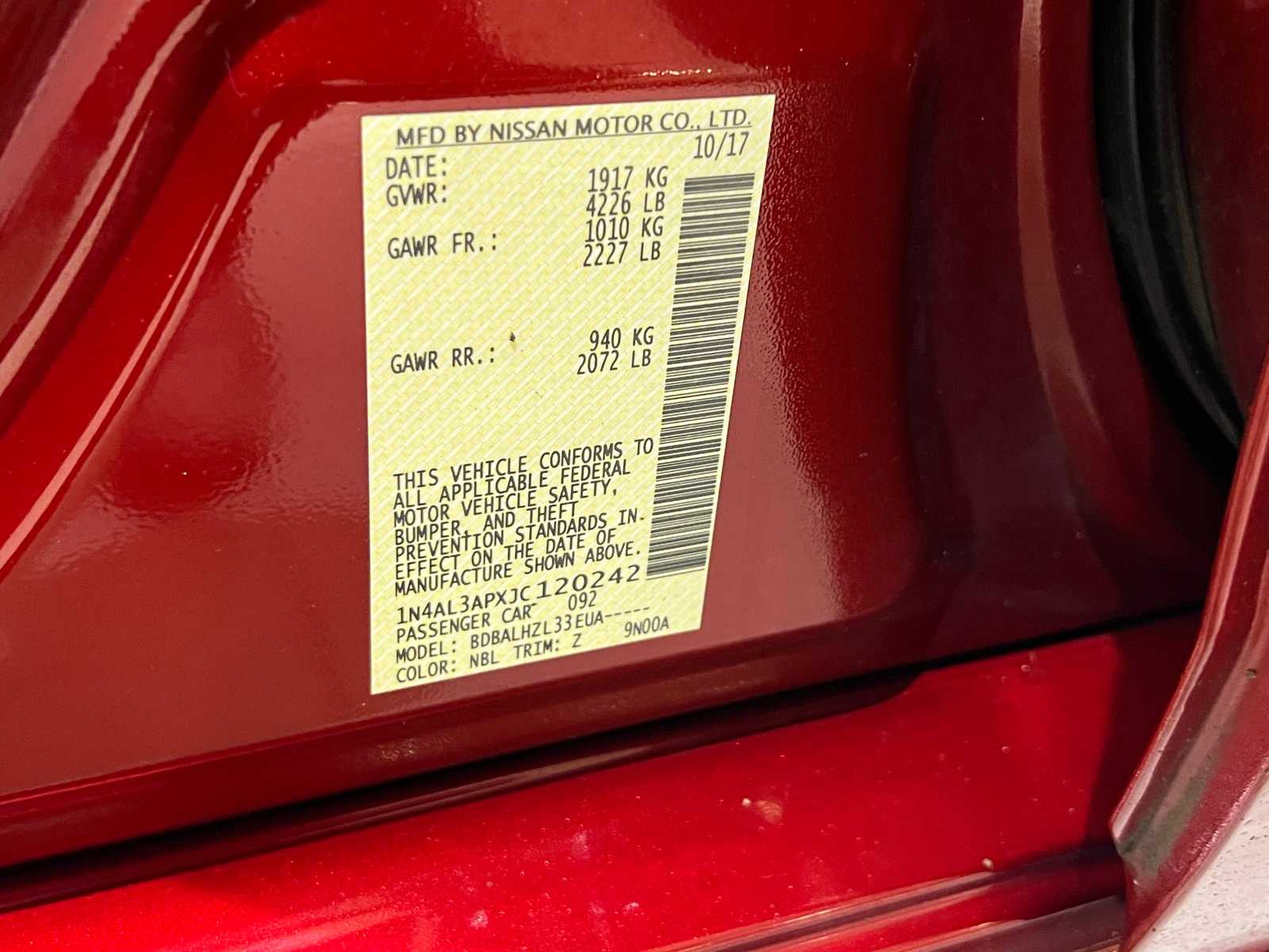 Thumbnail: 2018 Nissan Altima - 25