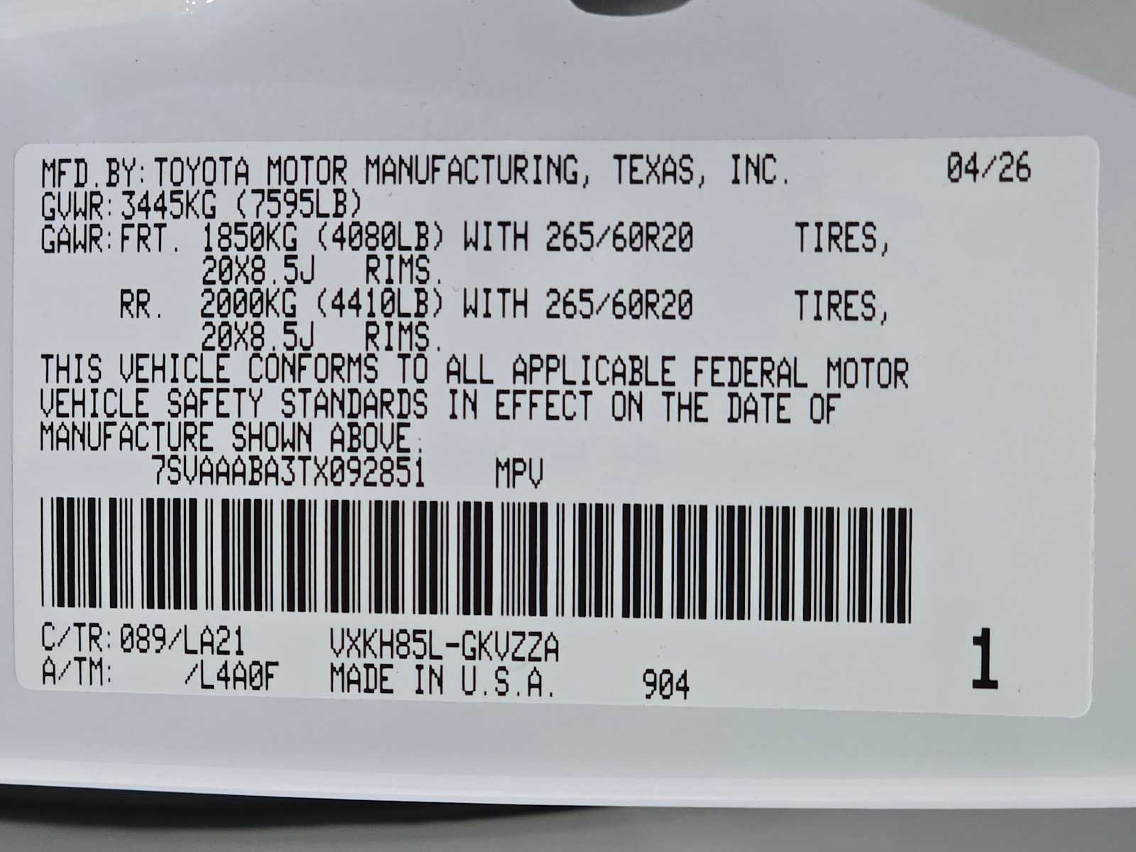 Thumbnail: 2026 Toyota Sequoia - 32