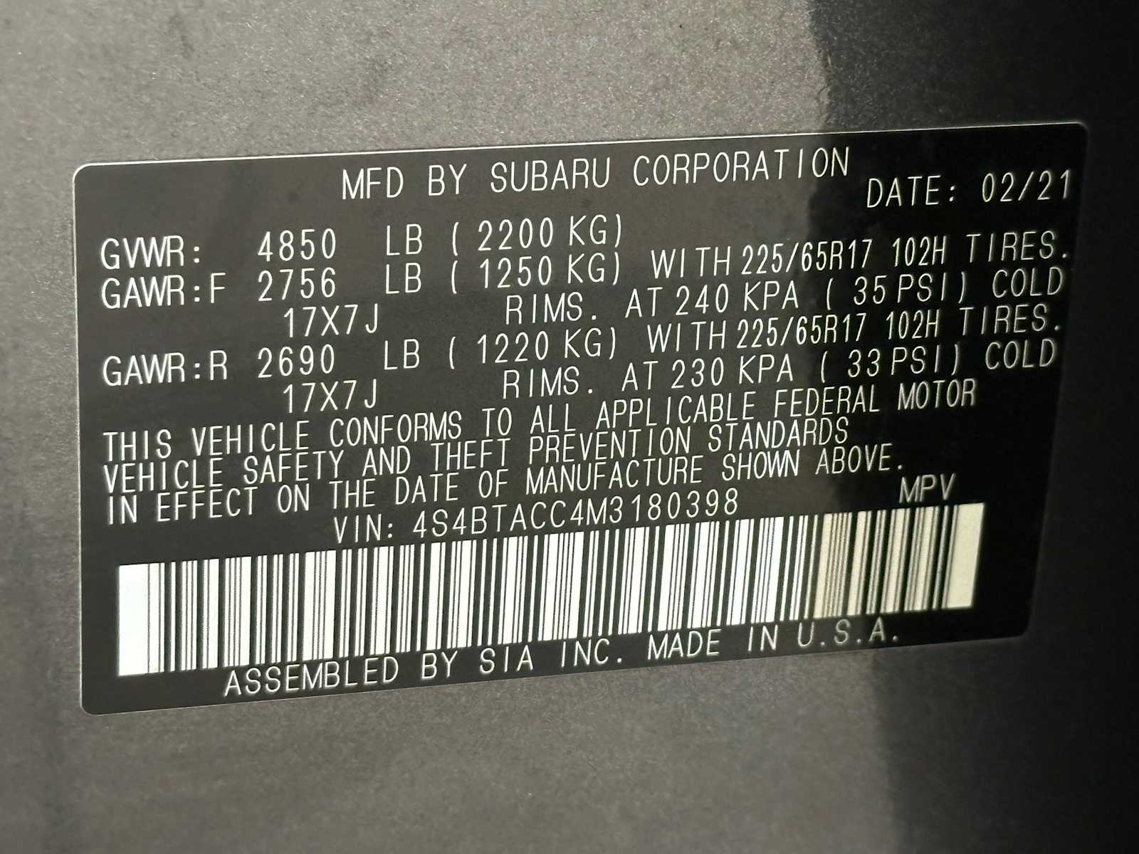 Thumbnail: 2021 Subaru Outback - 29