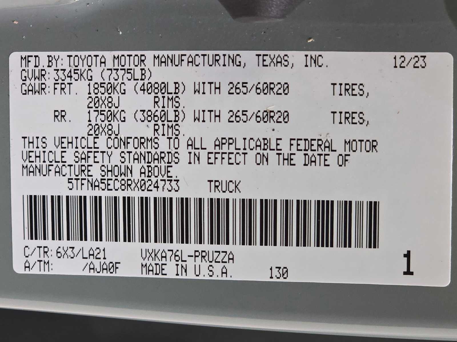 Thumbnail: 2024 Toyota Tundra - 31