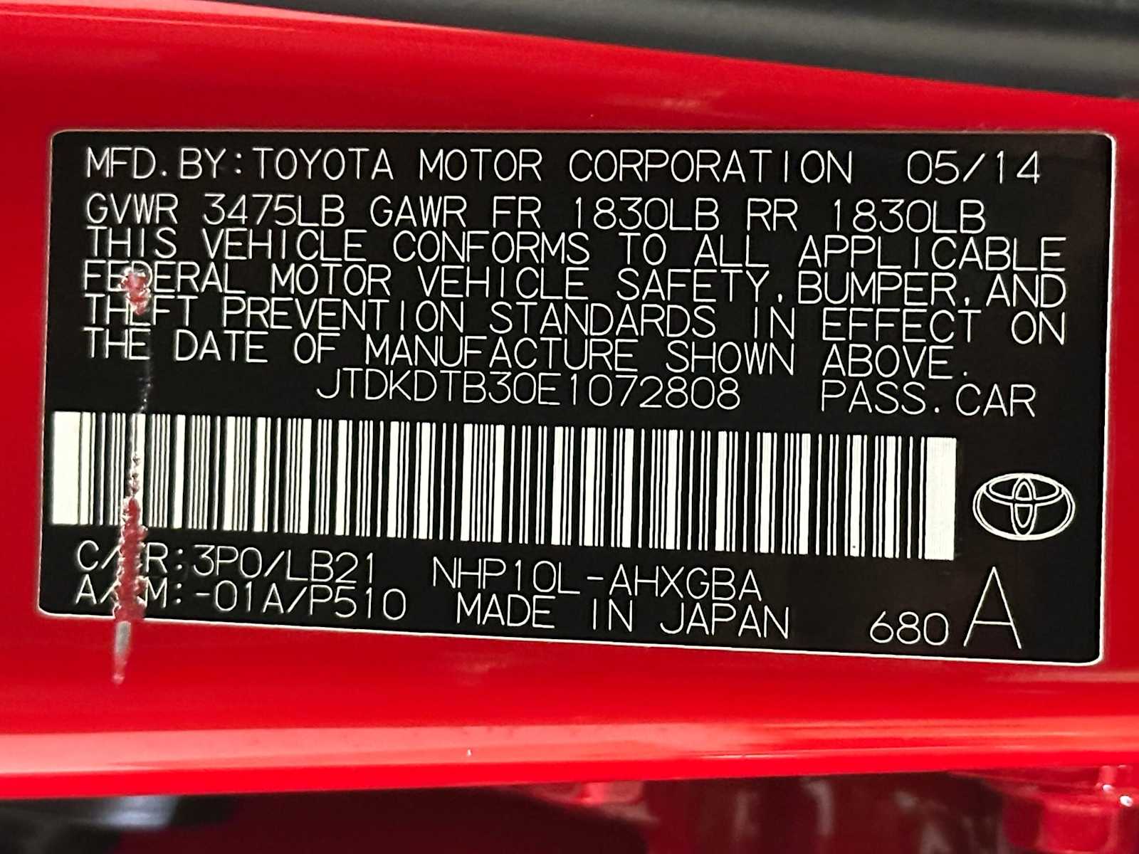 Thumbnail: 2014 Toyota Prius c - 30