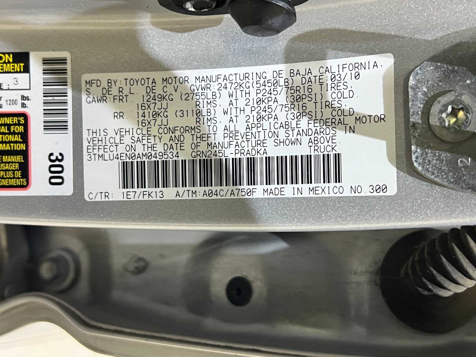 Thumbnail: 2010 Toyota Tacoma - 24