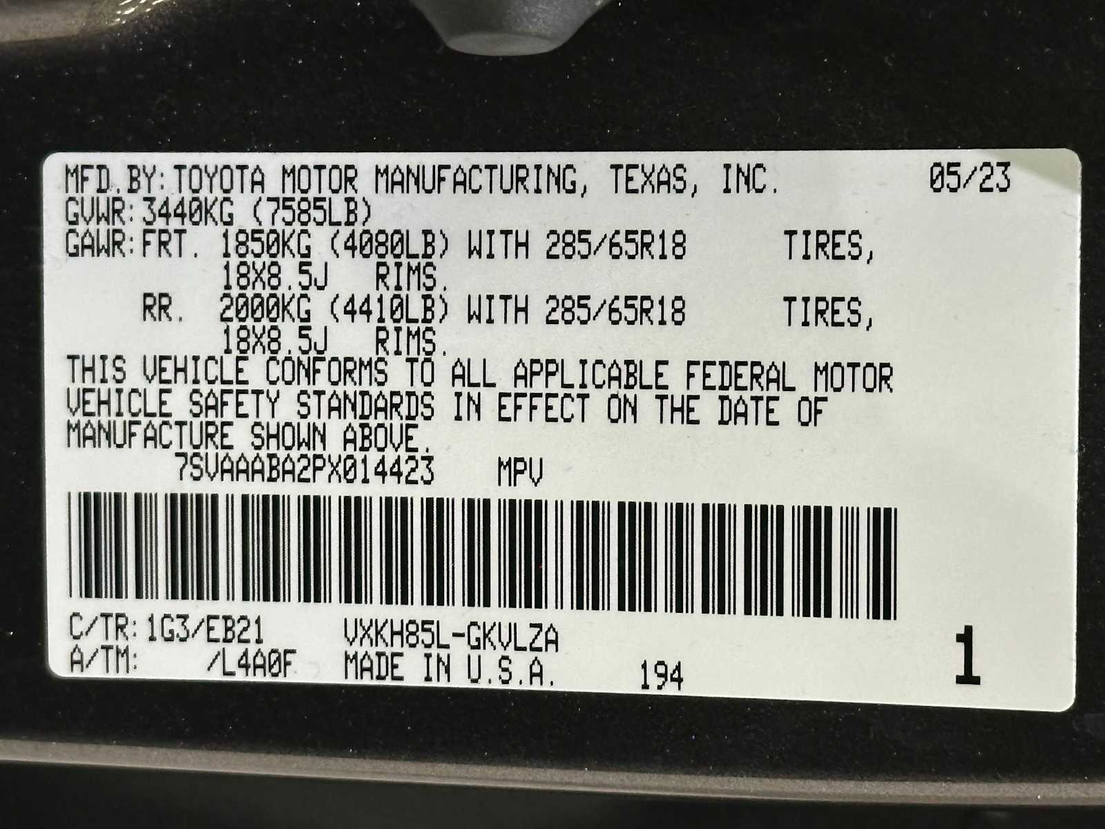 Thumbnail: 2023 Toyota Sequoia - 32