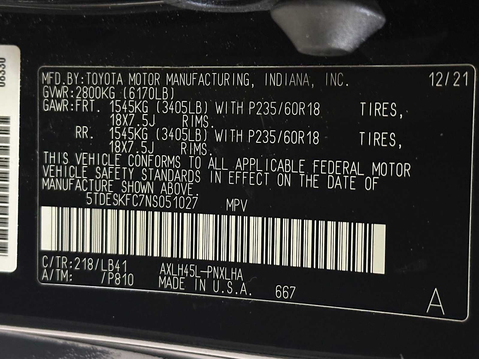 Thumbnail: 2022 Toyota Sienna - 31