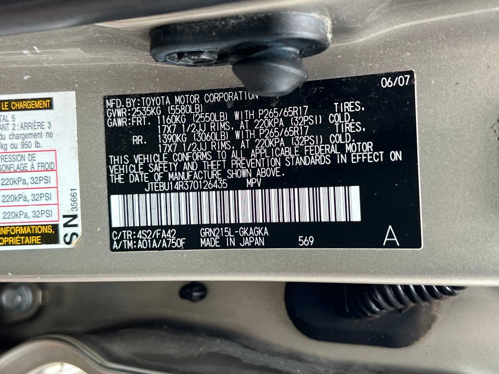 2007 Toyota 4Runner SR5 25