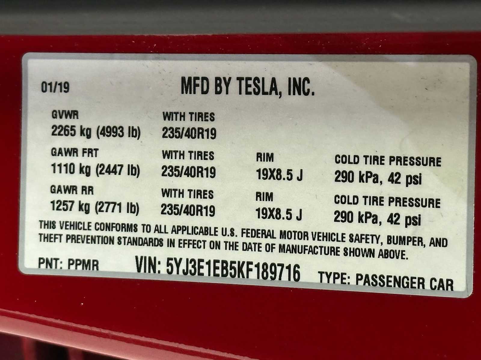 Thumbnail: 2019 Tesla Model 3 - 33