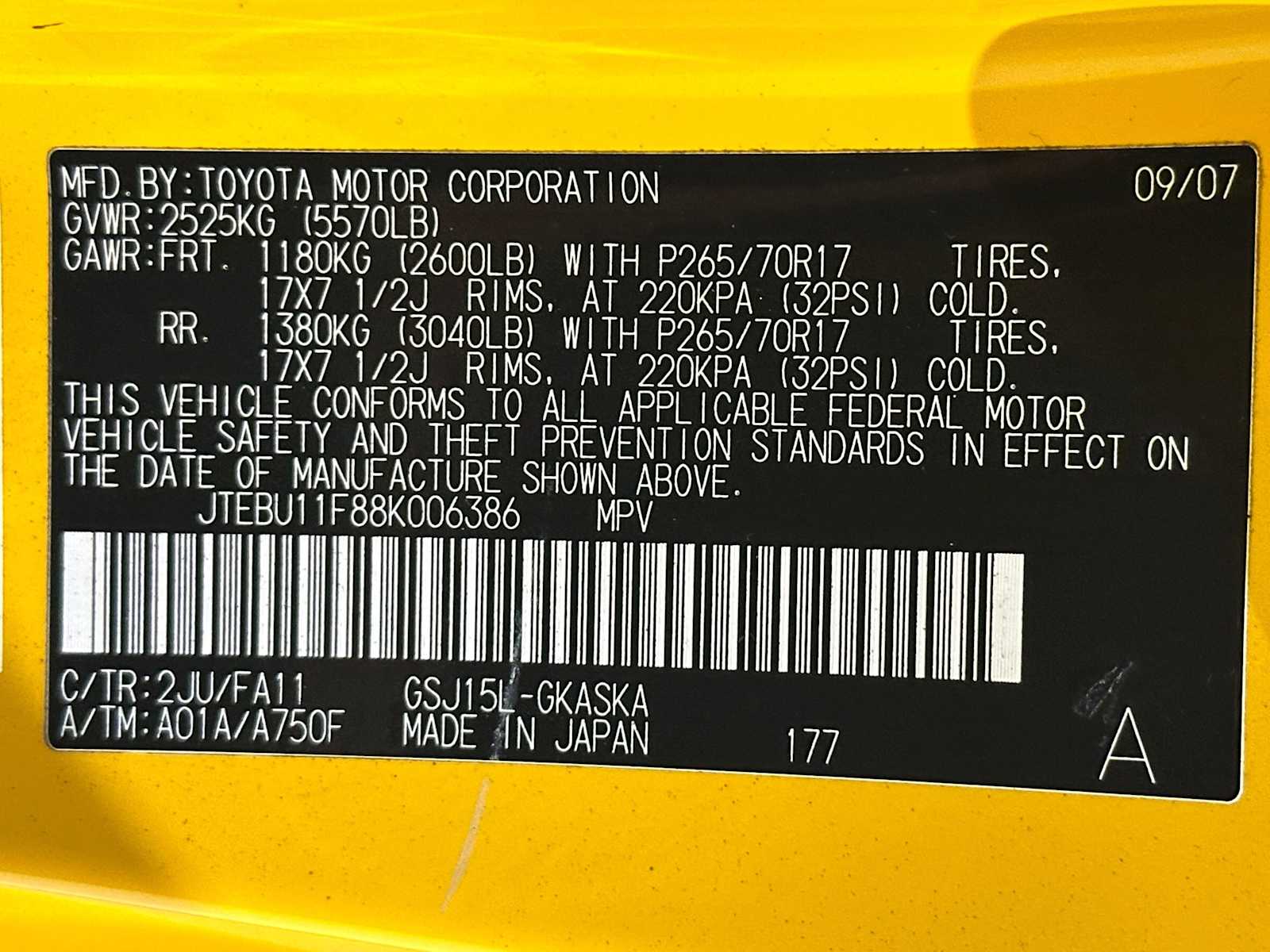 Thumbnail: 2008 Toyota FJ Cruiser - 29