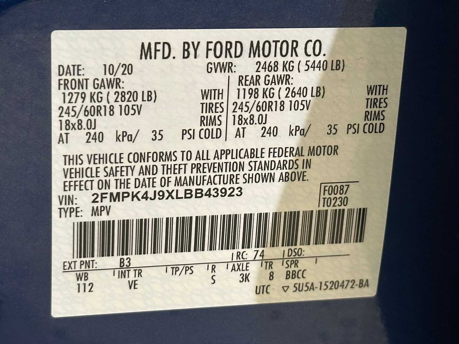 Thumbnail: 2020 Ford Edge - 33