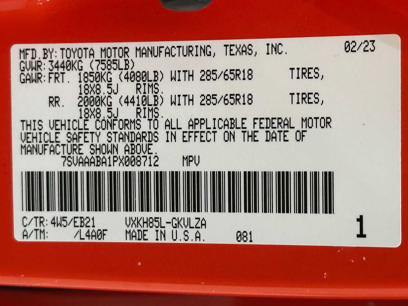 Thumbnail: 2023 Toyota Sequoia - 32