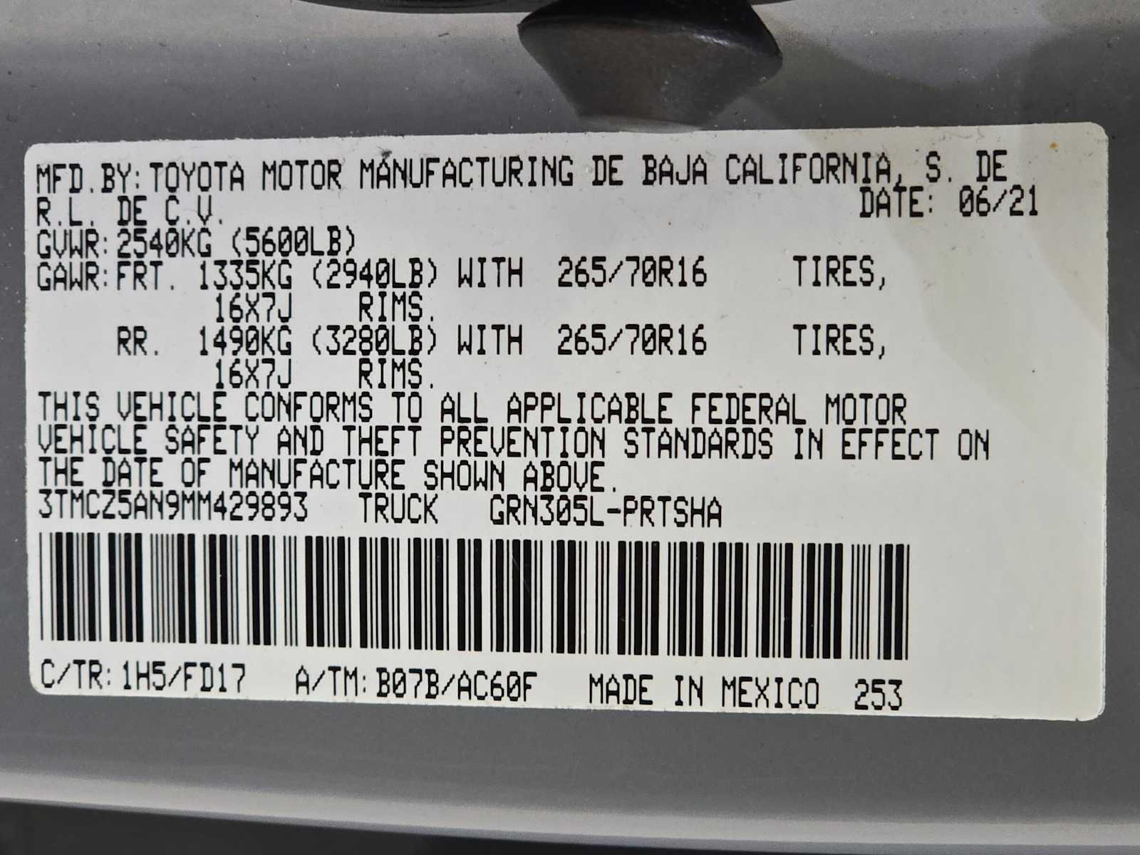 Thumbnail: 2021 Toyota Tacoma - 30