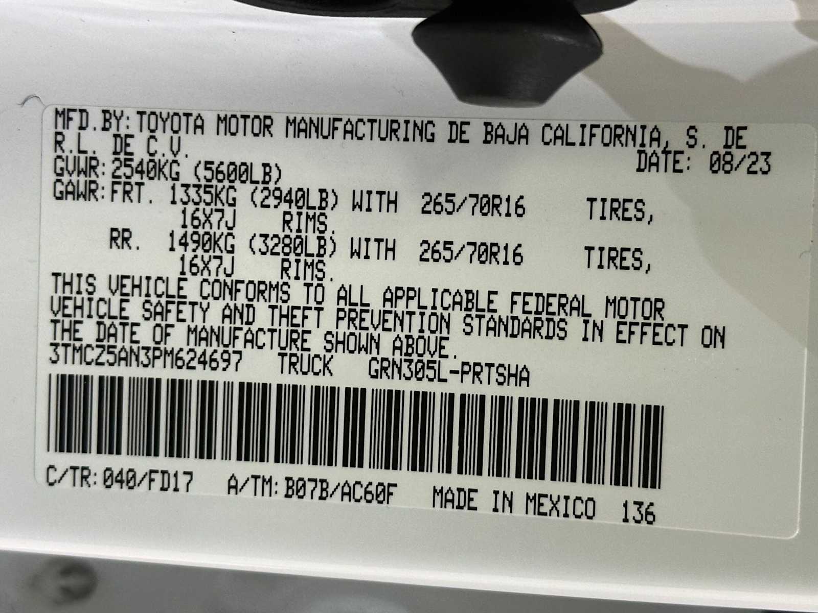 Thumbnail: 2023 Toyota Tacoma - 30