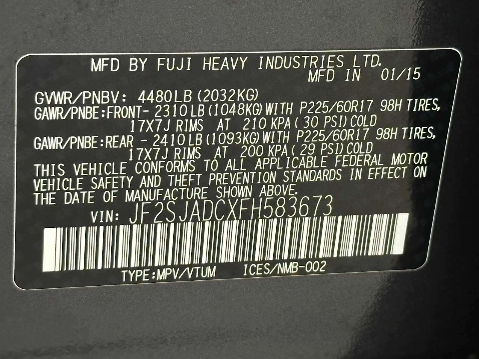 Thumbnail: 2015 Subaru Forester - 30