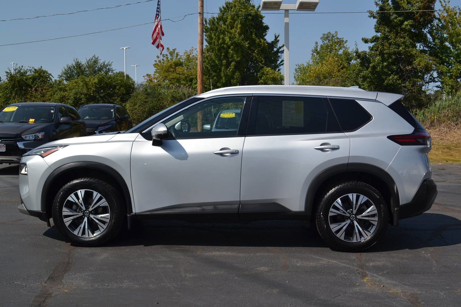 Used 2021 Nissan Rogue SV with VIN 5N1AT3BB0MC750445 for sale in Danvers, MA