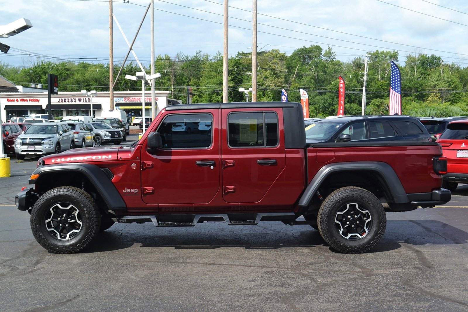 Used 2021 Jeep Gladiator Rubicon with VIN 1C6JJTBG4ML556207 for sale in Danvers, MA