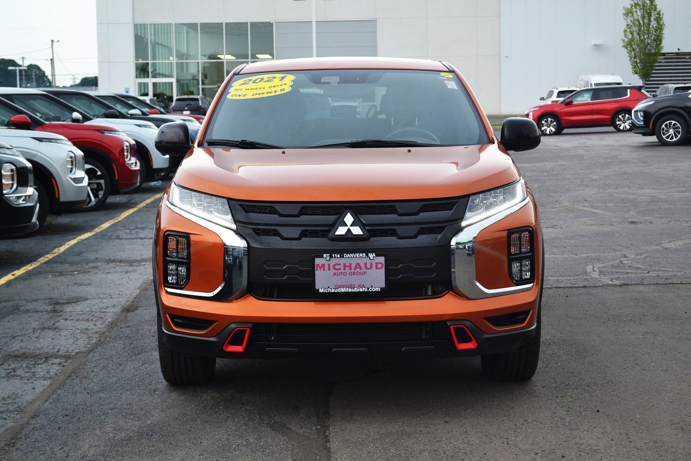Used 2021 Mitsubishi Outlander Sport BE with VIN JA4ARUAU0MU021152 for sale in Danvers, MA