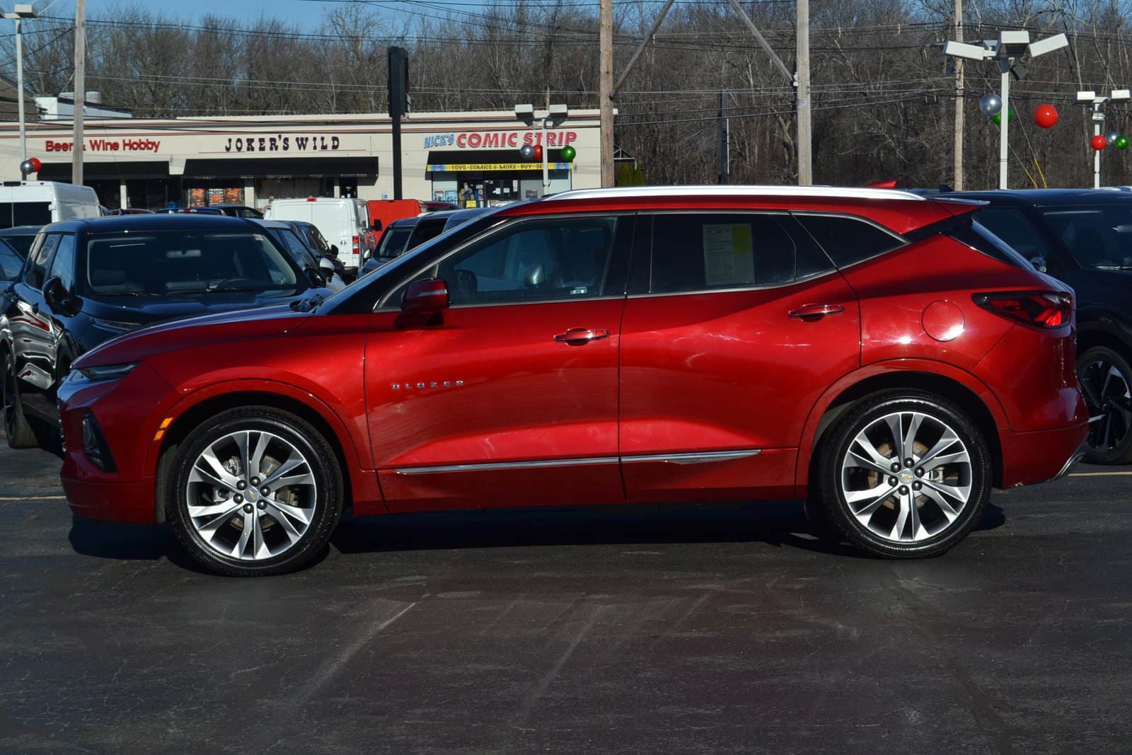 Used 2021 Chevrolet Blazer Premier with VIN 3GNKBLRS1MS505687 for sale in Danvers, MA