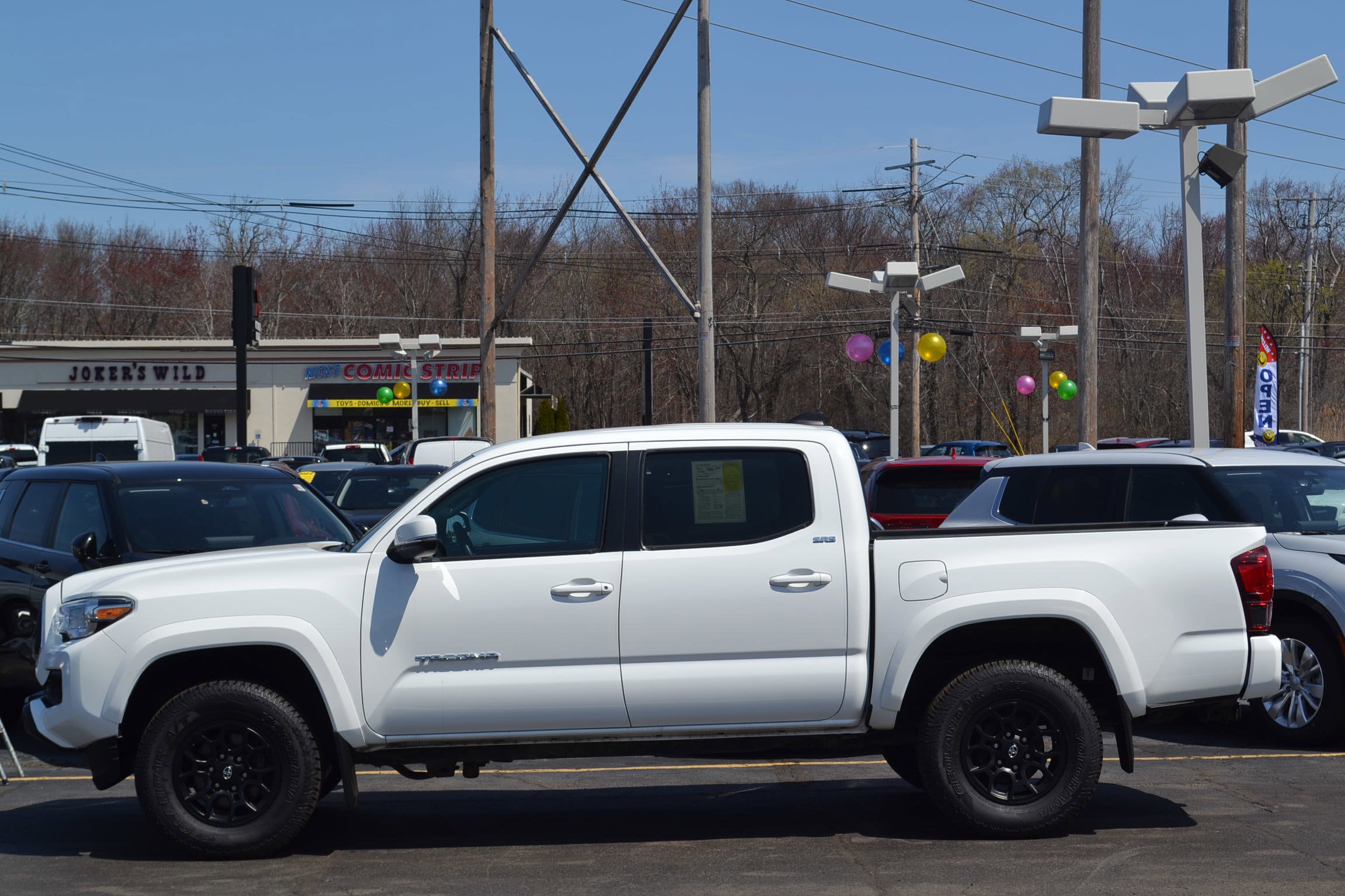 Used 2022 Toyota Tacoma SR5 with VIN 3TMCZ5AN8NM490265 for sale in Danvers, MA