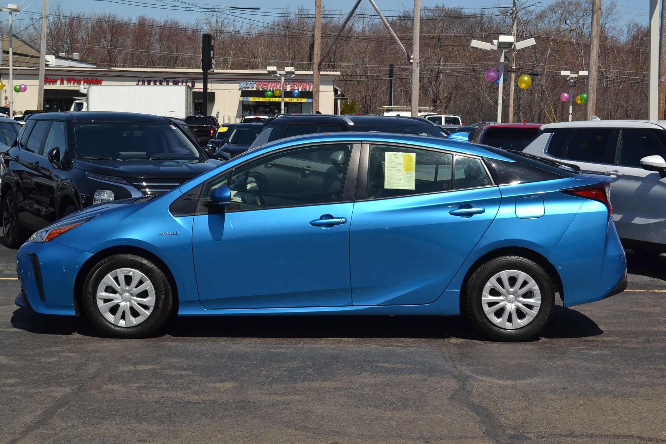 Used 2021 Toyota Prius LE with VIN JTDKAMFU2M3143947 for sale in Danvers, MA